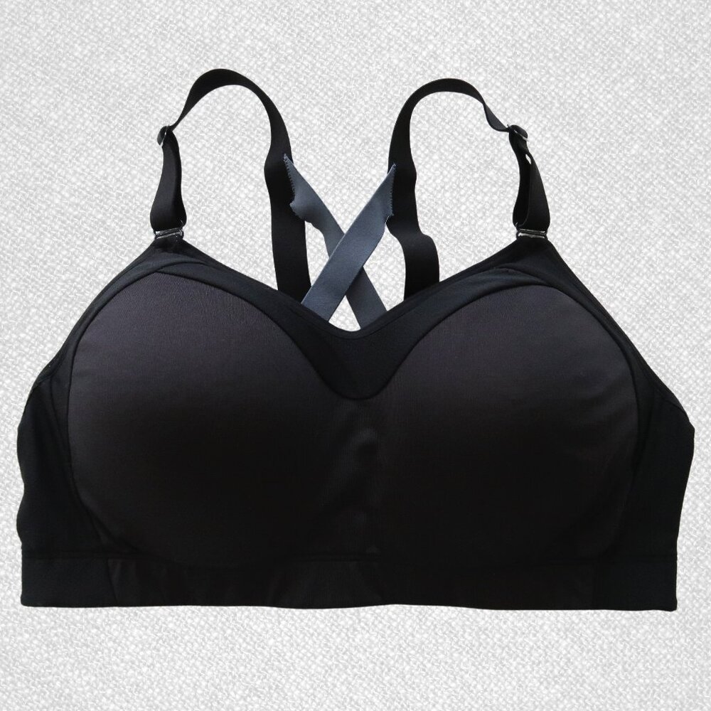 Champion Power Shape Max Medium Support Sports Bra Ebony Size Large
